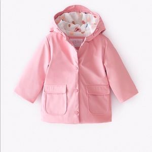 Zara pastel pink 2020 girl raincoat